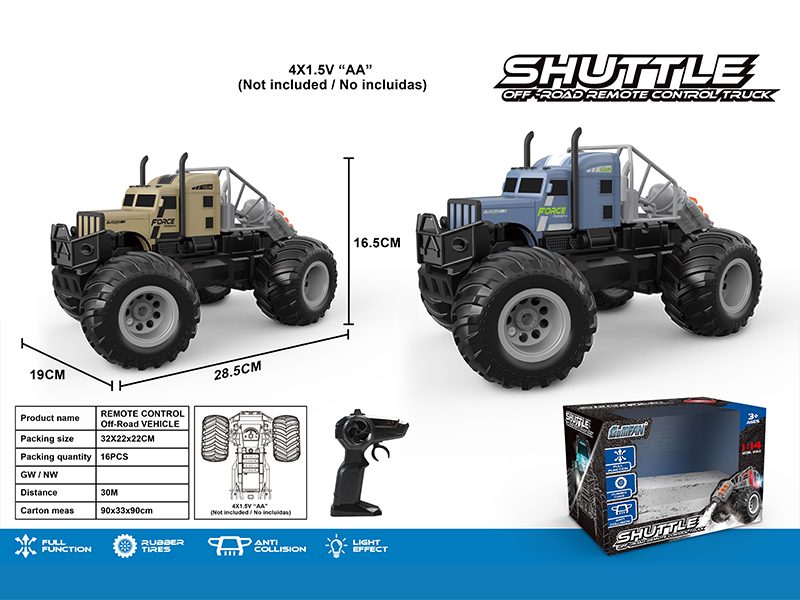 2.4G 5CH R/C High Speed Large Wheel Tractor With Spray