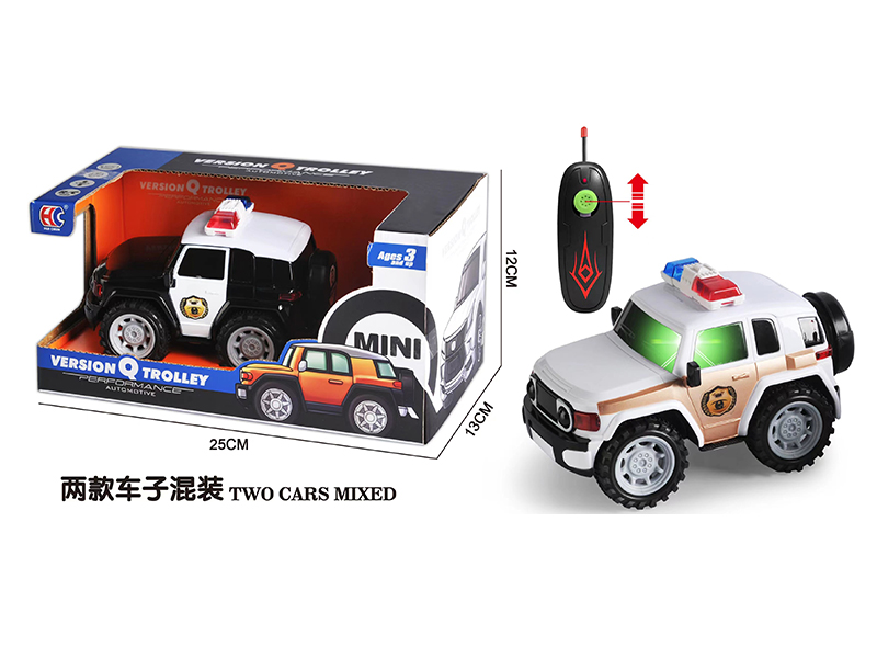 Mini Version Toyota FJ41 2-Channel Remote Control Police Car