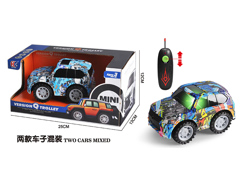 Mini Version Lexus 570 2-Channel Graffiti Remote Control Car
