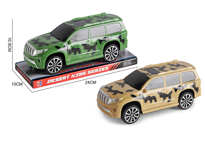 1:18 Prado Friction Camouflage Car