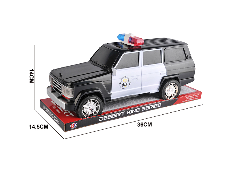 1:12 Friction Police Car