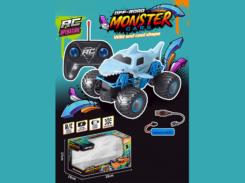1:20 R/C Shark Bigfoot Monster Car