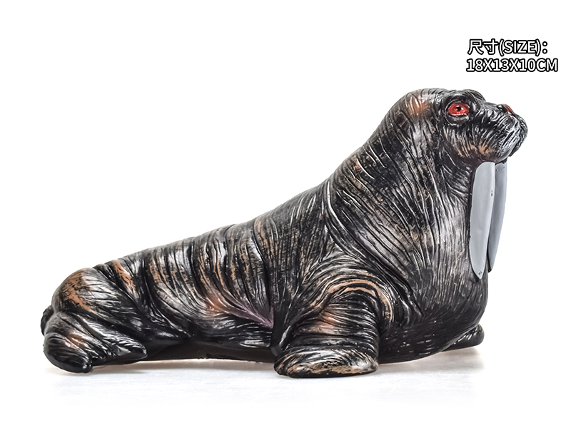 Vinyl Stuffed Sea Animal Model - Walrus