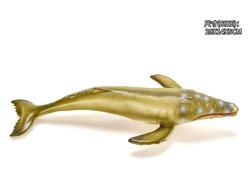 Vinyl Stuffed Sea Animal Model - Humpback Whale