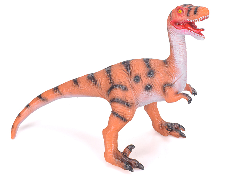 Vinyl Dinosaur Model With IC(Large Size Velociraptor)