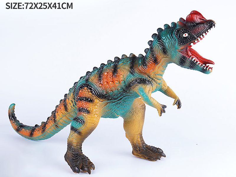 Vinyl Dinosaur Model With IC(Extra Large Size Dilophosaurus)