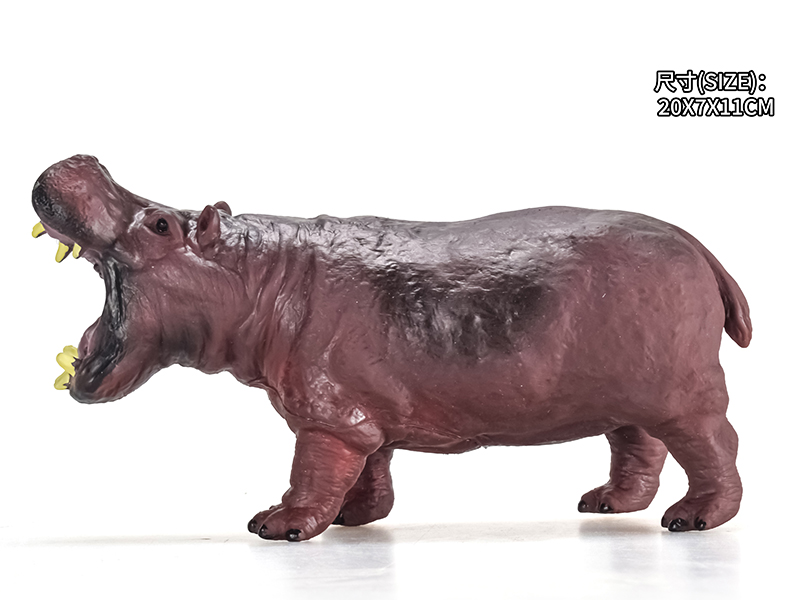 Vinyl Stuffed Animal Model - Hippo