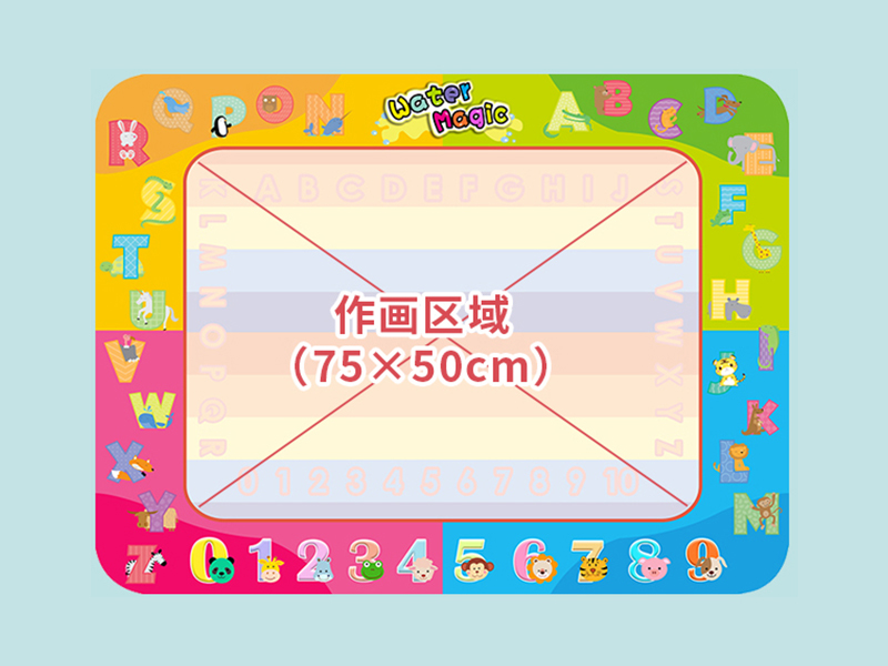 Five Color Bottom Water Canvas