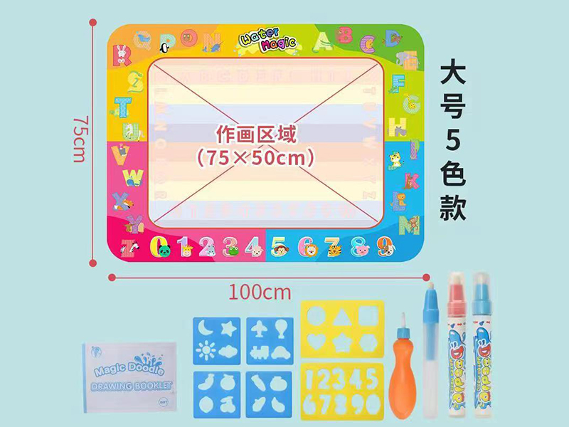 Five Color Bottom Water Canvas