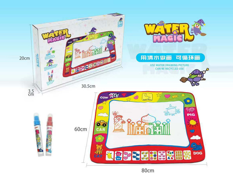 Four Color Bottom Water Canvas