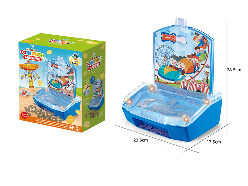 Coin Push Machine With Sound And Lights