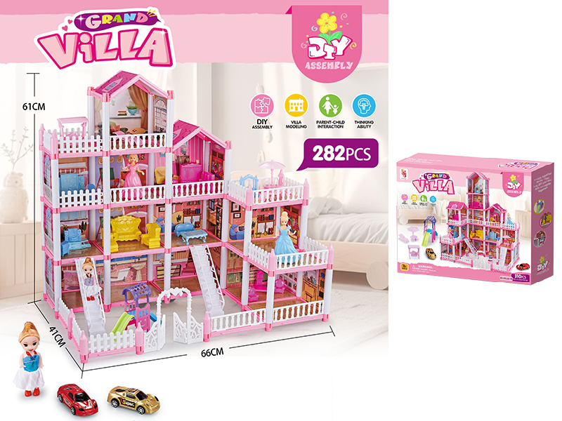 DIY Luxury Villa(13 Rooms)282PCS