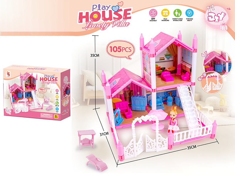 DIY Lovely Villa 105pcs