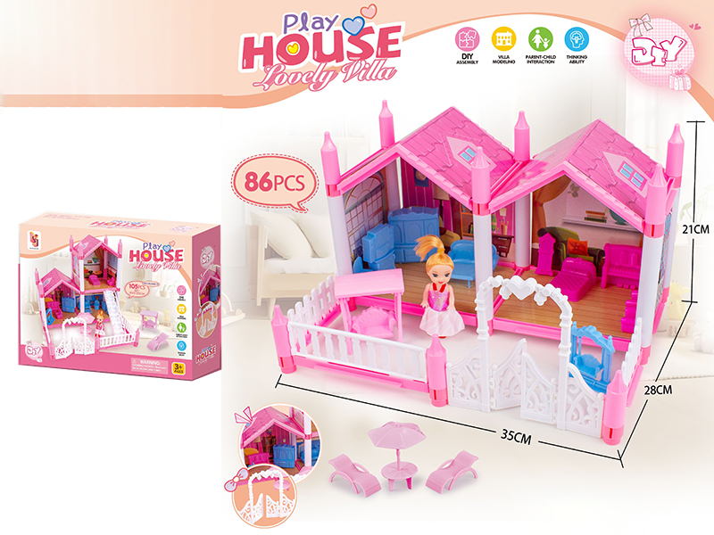 DIY Lovely Villa 86pcs