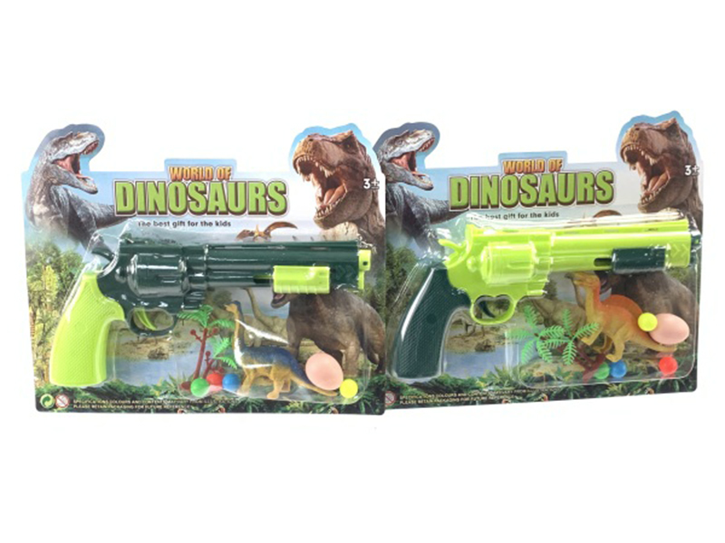 Soft Bullet Gun Dinosaur Set