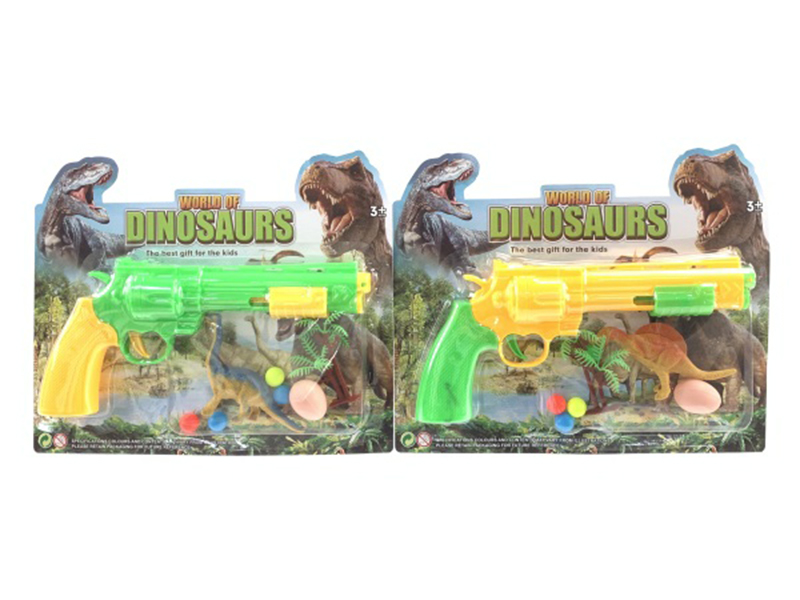Soft Bullet Gun Dinosaur Set