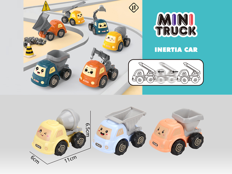 Friction Cartoon Engineering Vehicle