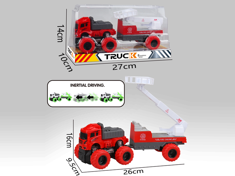 Friction Tractor Engineering Fire Truck