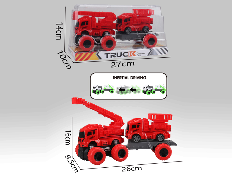 Friction Tractor Engineering Fire Truck