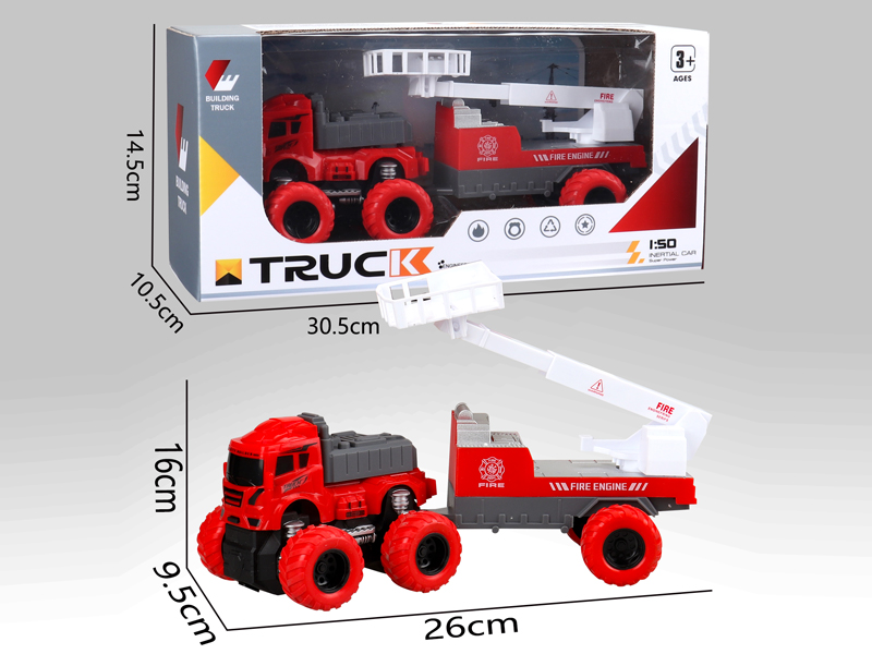Friction Tractor Engineering Fire Truck