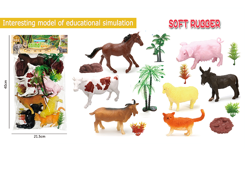 Poultry Animals 15PCS