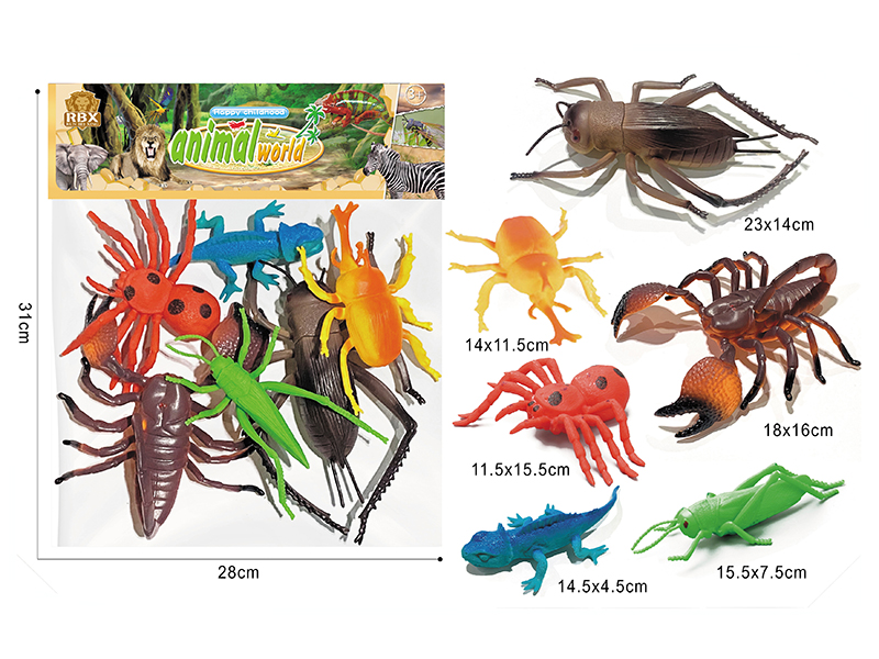 Extra-Large Size Insects 2PCS + Large Size Insects 4PCS