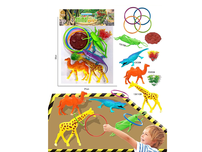 Animals Ring Toss Game