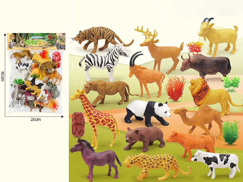 16 Types Of Animals + 5 Accessories