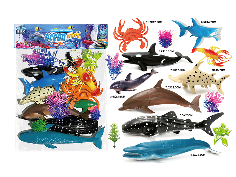 Sea Animals Set  14pcs