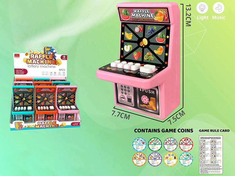 Fruit Theme Lottery Machine 9PCS