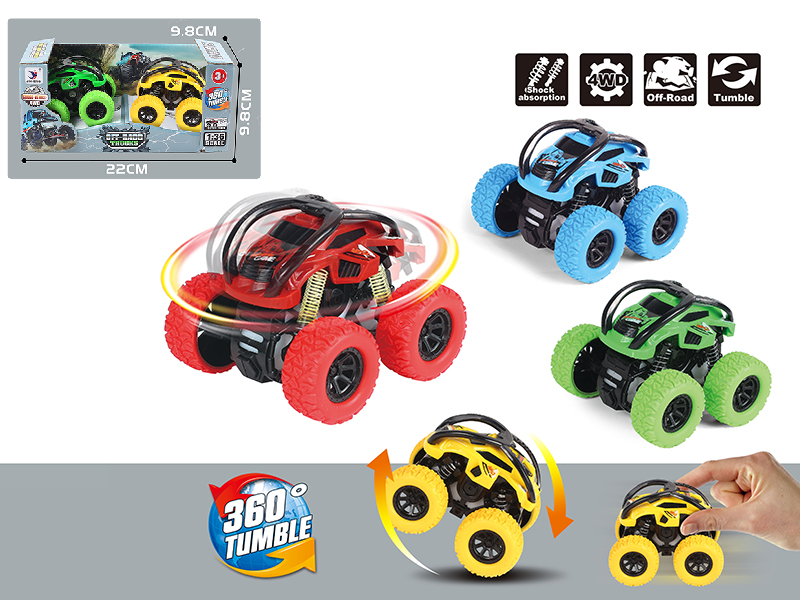 Friction Stunt Cars 2pcs