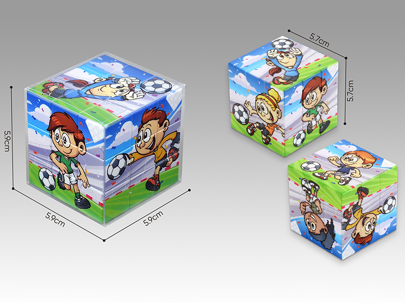 3x3x3 Rubik's Cube(Football Theme)