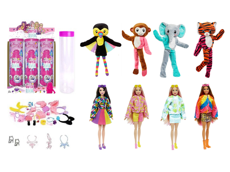 6PCS 11.5-Inch 12 Joint Solid Body Cute Pet Doll Series