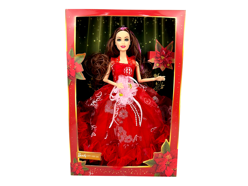 11.5-Inch Solid 9-Joint Wedding Dress Doll Series