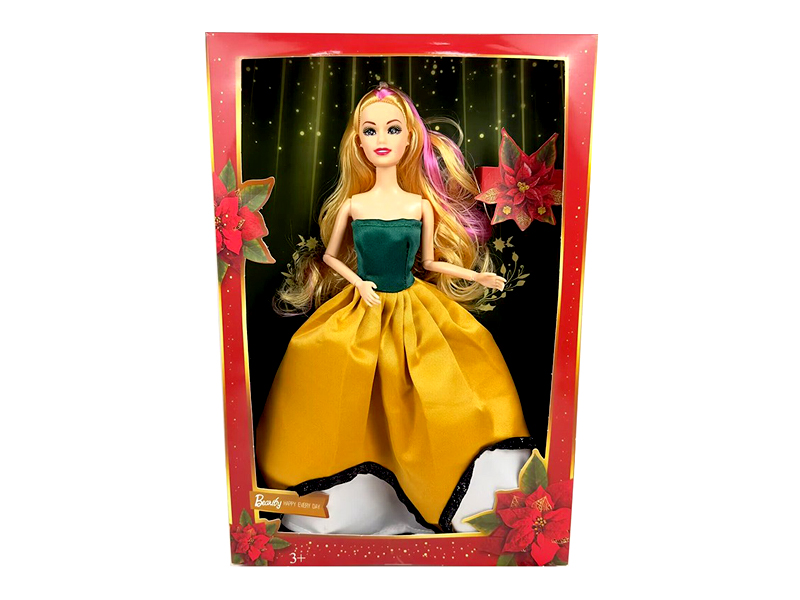 11.5-Inch Solid 9-Joint Wedding Dress Doll Series