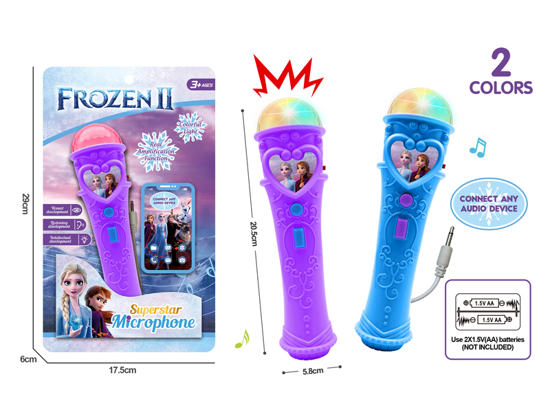 Loudspeaker Ice And Snow Microphone With Light