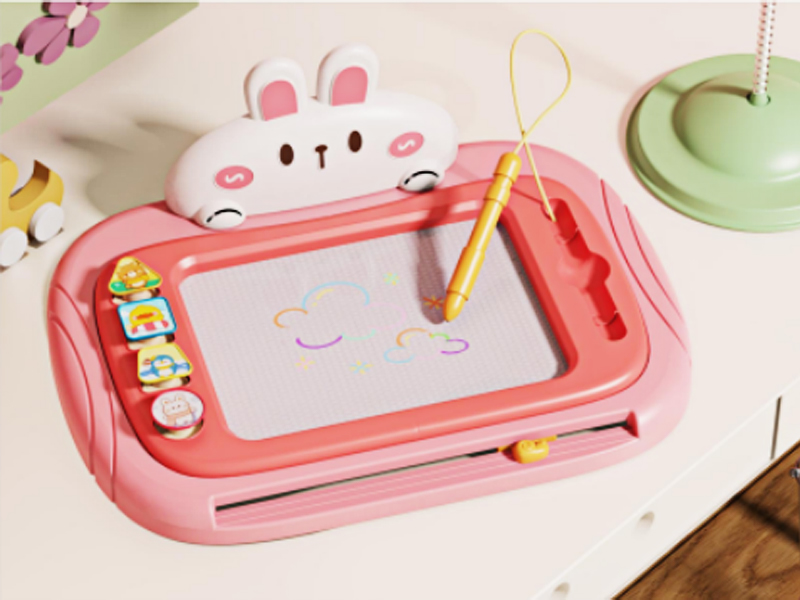 Small Pink Rabbit Writing Board