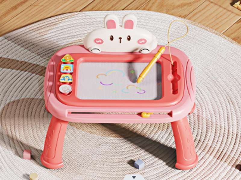 Small Pink Rabbit Writing Board With Leg