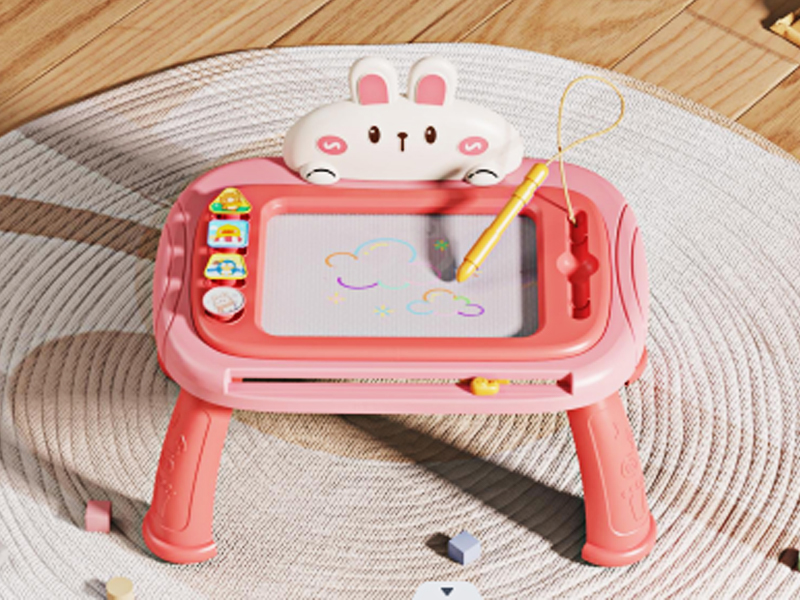 Medium Pink Rabbit Writing Board With Leg