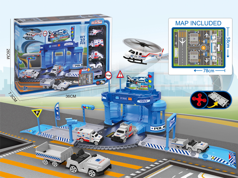 Police Airport Track Set