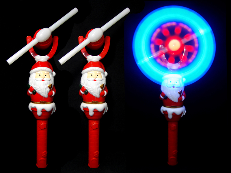 Santa Claus Windmill Flash Stick With 5 Lights(No Music)