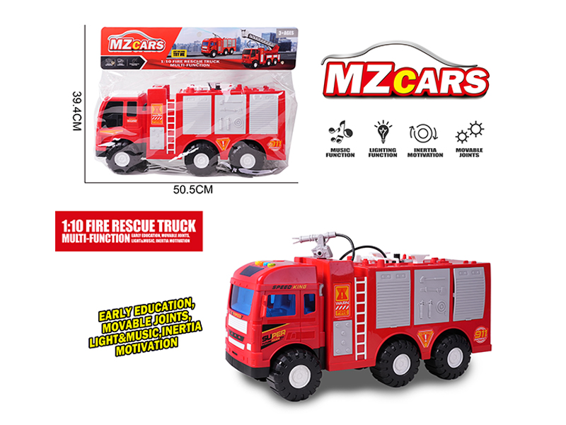Extra-Large Friction Sprinkler Fire Truck