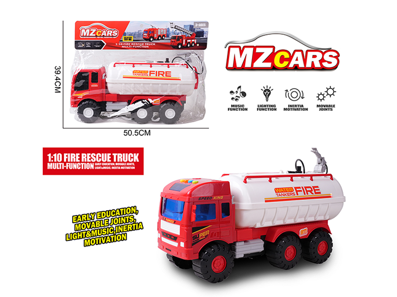 Extra-Large Friction Sprinkler Fire Truck