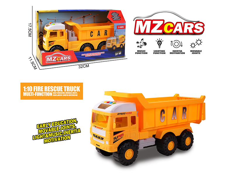 Medium Friction Engineering Vehicle With Light And Music