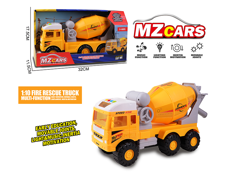 Medium Friction Engineering Vehicle With Light And Music