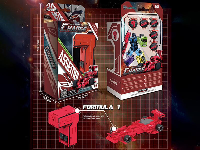 Digital Transformation Toy(Medium Siaze)