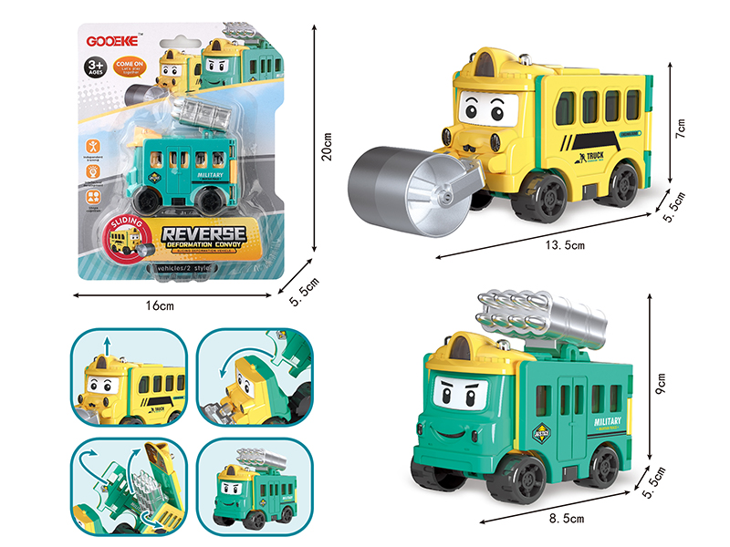 Reverse Deformation Pull Back Car