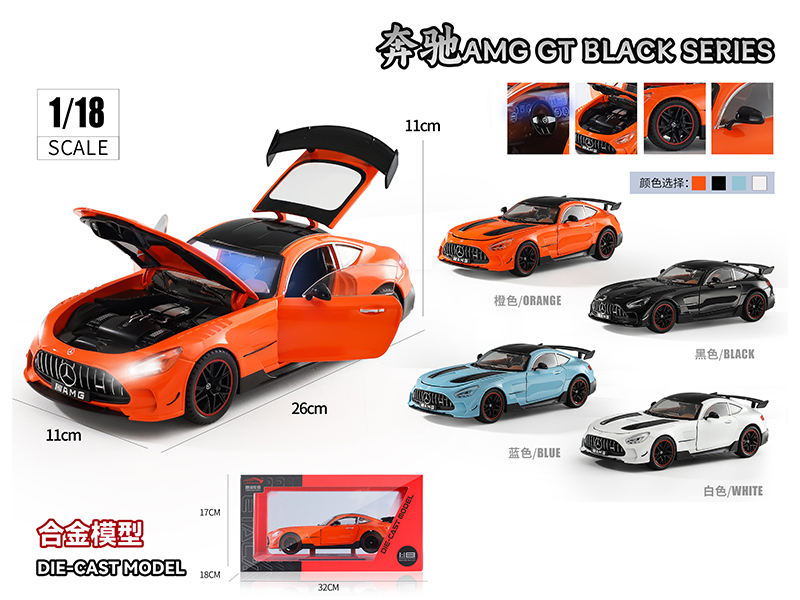 1:18 Mercedes Benz AMG GT Alloy Car Model