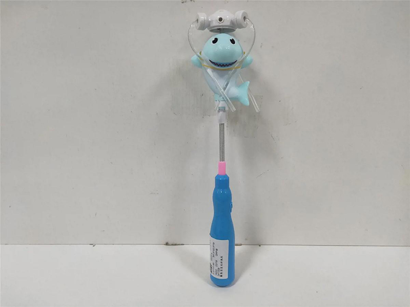 Baby Shark Fiber Optic Rotating Flash Stick