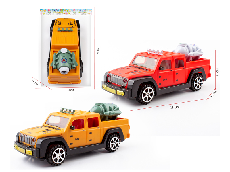 1:16 Wrangler Pickup Truck Friction Racing Car